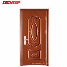 TPS-045 Chinse Security Noyer Couleur Porte En Métal Prix Pas Cher